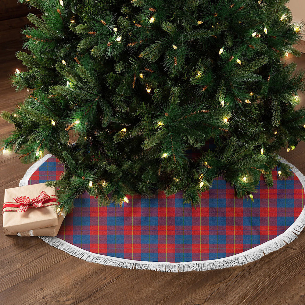 Clan Galloway Red Tartan Christmas Tree Skirt YD24 Galloway Red Tartan Tartan Christmas