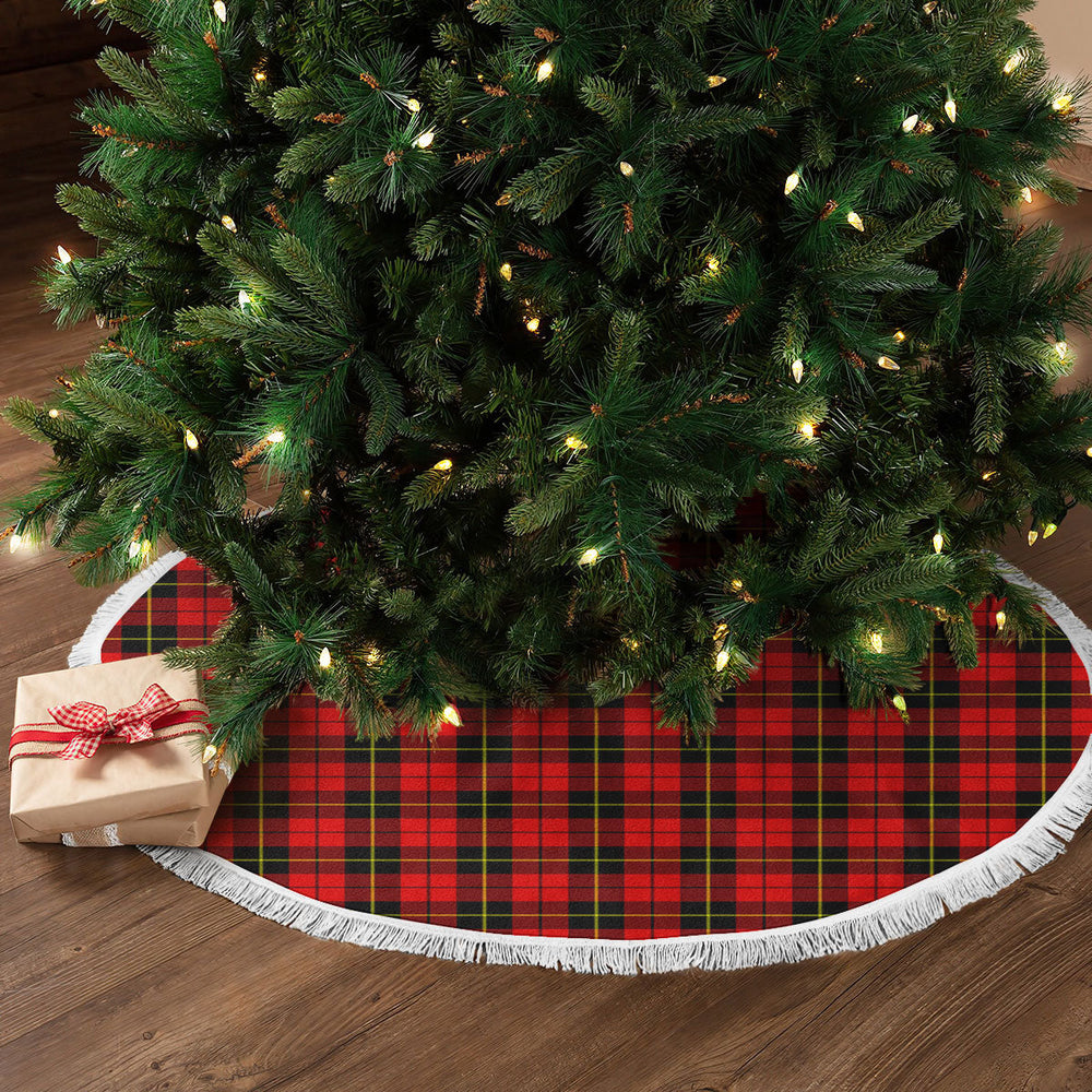 Clan Wallace Hunting Red Tartan Christmas Tree Skirt KP12 Wallace Hunting Red Tartan Tartan Christmas
