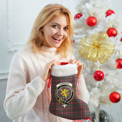 Clan Cumming Hunting Modern Tartan Crest Christmas Stocking KW23 Cumming Hunting Modern Tartan Tartan Stocking