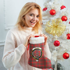 Clan Dalziel Modern Tartan Crest Christmas Stocking DG53 Dalziel Modern Tartan Tartan Stocking