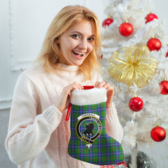 Clan Turnbull Hunting Tartan Crest Christmas Stocking AI13 Turnbull Hunting Tartan Tartan Stocking