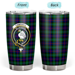 Clan Campbell of Cawdor Modern Tartan Crest Tumbler DL12 Clan Campbell of Cawdor Tartan Today
