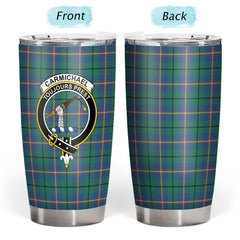 Clan Carmichael Ancient Tartan Crest Tumbler XL85 Clan Carmichael Tartan Today
