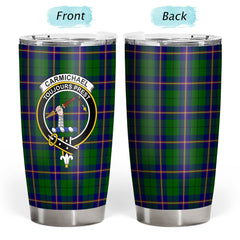 Clan Carmichael Modern Tartan Crest Tumbler LP97 Clan Carmichael Tartan Today