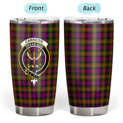Clan Carnegie Modern Tartan Crest Tumbler EZ89 Clan Carnegie Tartan Today