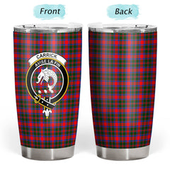 Clan Carrick District Tartan Crest Tumbler SZ41 Clan Hall Tartan Today