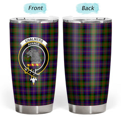 Clan Chalmers Tartan Crest Tumbler ZW71 Clan Chalmers Tartan Today