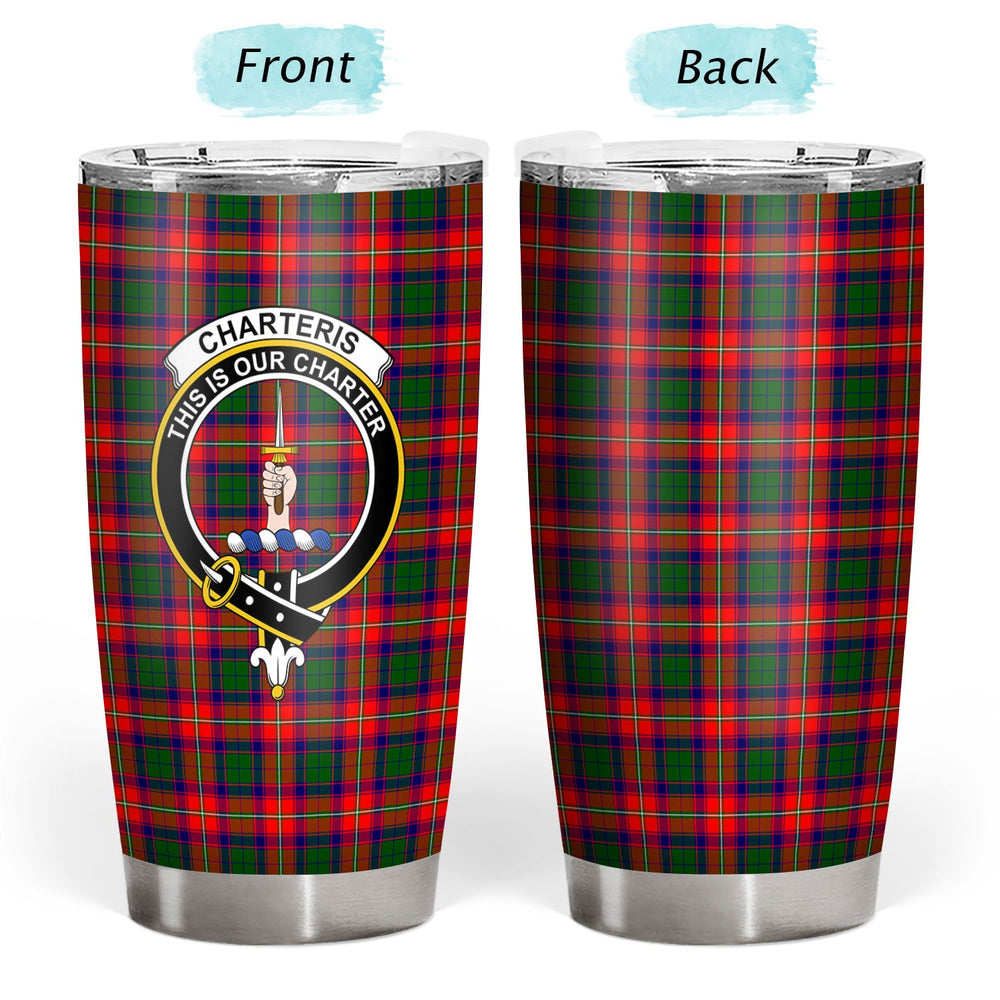 Clan Charteris (Earl of Wemyss) Tartan Crest Tumbler RN46 Clan Wemyss Tartan Today