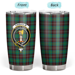Clan Chisholm Hunting Ancient Tartan Crest Tumbler NY91 Clan Chisholm Tartan Today