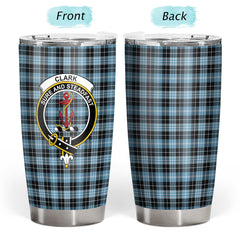 Clan Clark Ancient Tartan Crest Tumbler FF23 Clan Clark Tartan Today