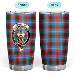Clan Congilton Tartan Crest Tumbler CS76 Clan Hall Tartan Today