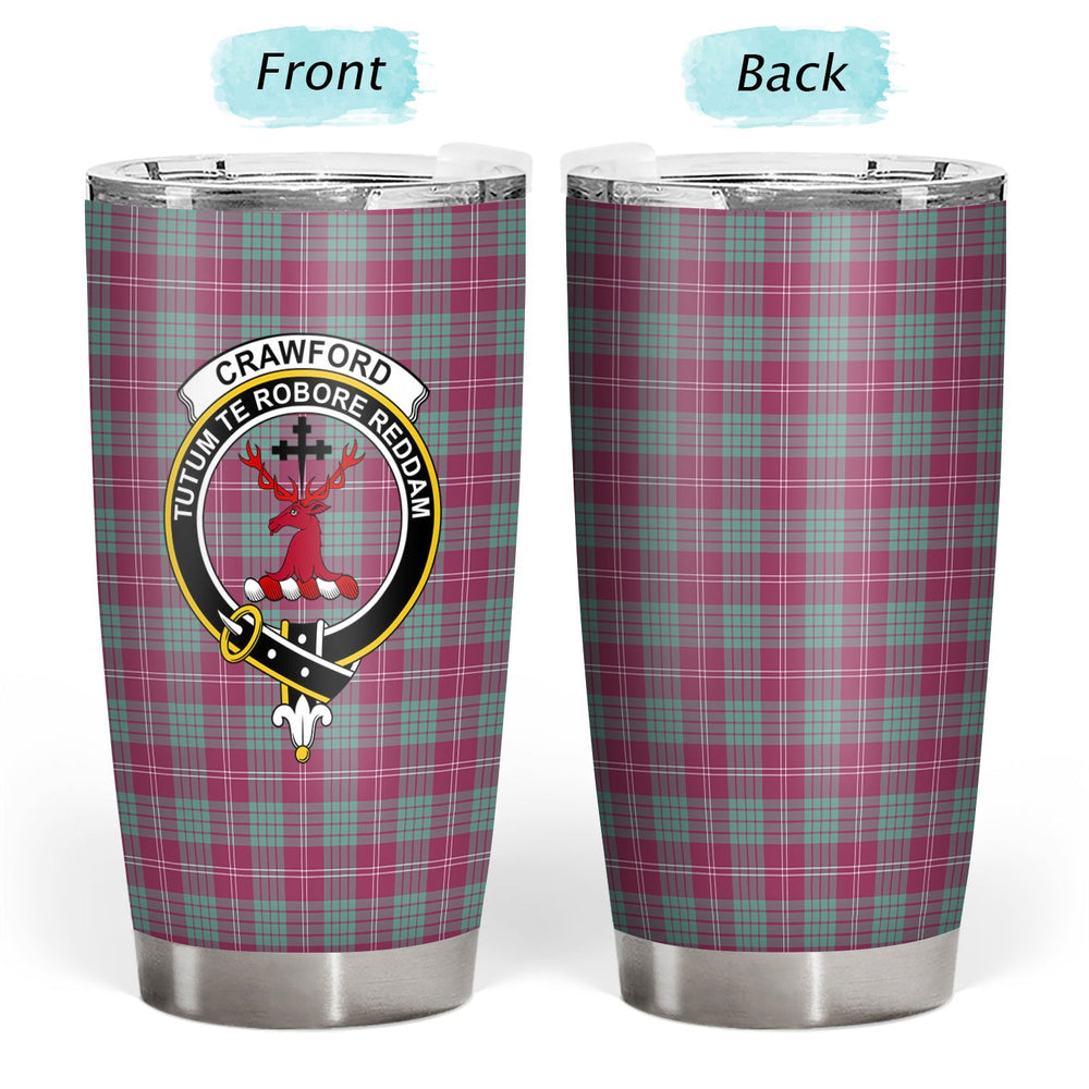 Clan Clan Crawford Ancient Tartan Crest Tumbler SE87 Clan Crawford Tartan Today