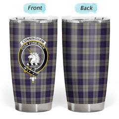Clan Cunningham Dress Blue Dancers Tartan Crest Tumbler FL22 Clan Cunningham Tartan Today