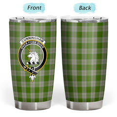 Clan Cunningham Dress Green Dancers Tartan Crest Tumbler BQ51 Clan Cunningham Tartan Today