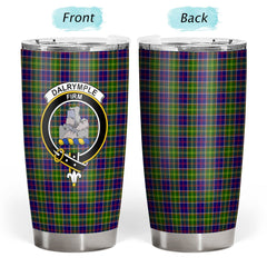 Clan Dalrymple Tartan Crest Tumbler RJ28 Clan Dalrymple Tartan Today
