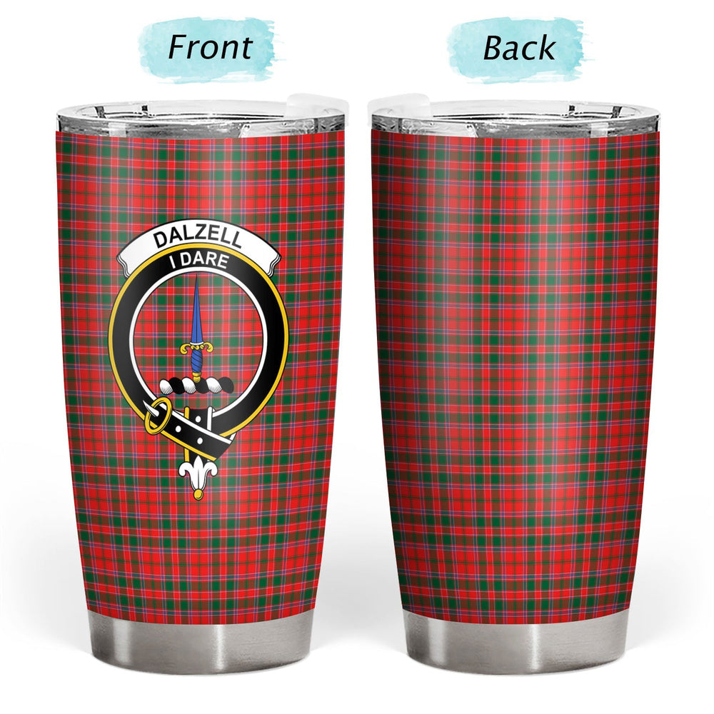 Clan Dalziel Modern Tartan Crest Tumbler BS69 Clan Dalziel Tartan Today
