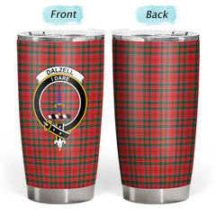 Clan Dalziel Modern Tartan Crest Tumbler BS69 Clan Dalziel Tartan Today
