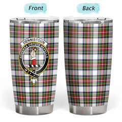 Clan Dennistoun Tartan Crest Tumbler JO88 Clan Dennistoun Tartan Today