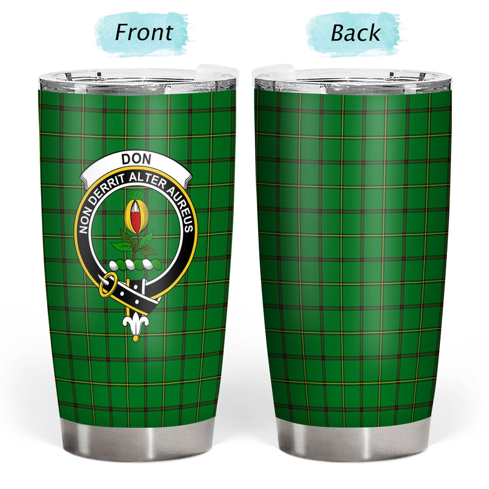 Clan Don Tartan Crest Tumbler JG58 Clan Don Tartan Today