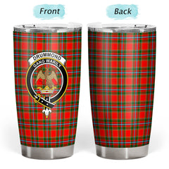 Clan Drummond of Perth Tartan Crest Tumbler NJ66 Clan Drummond Tartan Today
