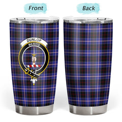 Clan Dunlop Modern Tartan Crest Tumbler DE74 Clan Dunlop Tartan Today