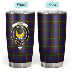 Clan Durie Tartan Crest Tumbler VH34 Clan Durie Tartan Today