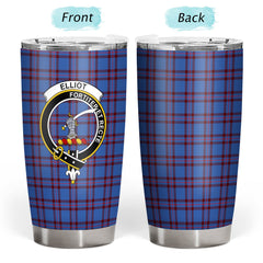 Clan Elliot Modern Tartan Crest Tumbler UF67 Clan Elliot Tartan Today
