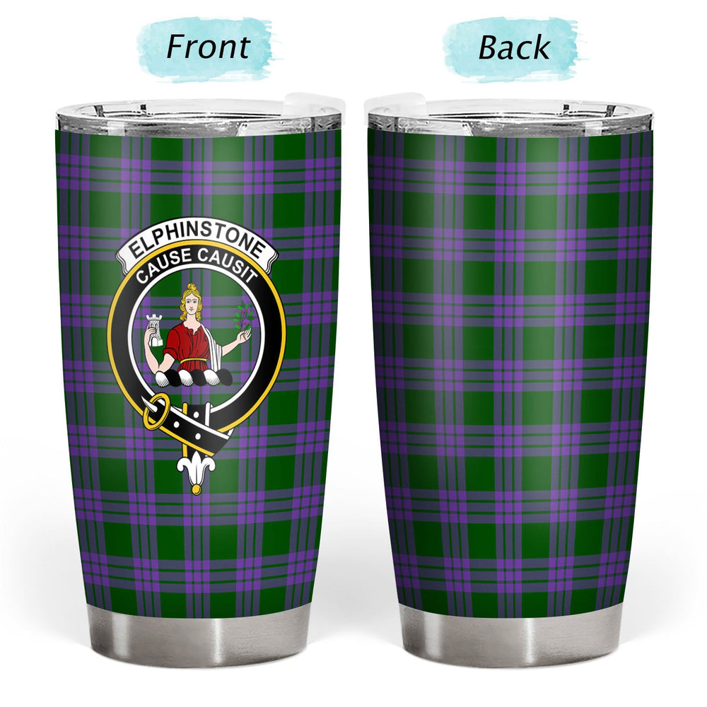 Clan Elphinstone Tartan Crest Tumbler SN19 Clan Elphinstone Tartan Today