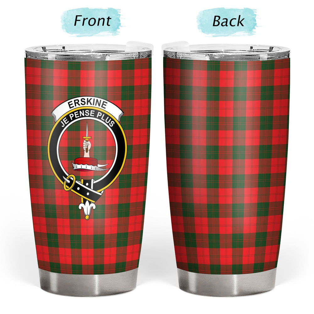 Clan Erskine Modern Tartan Crest Tumbler WX68 Clan Erskine Tartan Today
