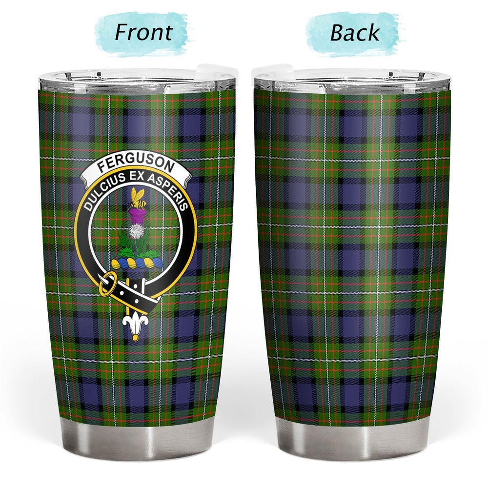 Clan Ferguson Tartan Crest Tumbler AC99 Clan Hall Tartan Today
