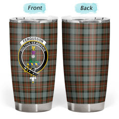 Clan Fergusson Weathered Tartan Crest Tumbler MF80 Clan Fergusson Tartan Today