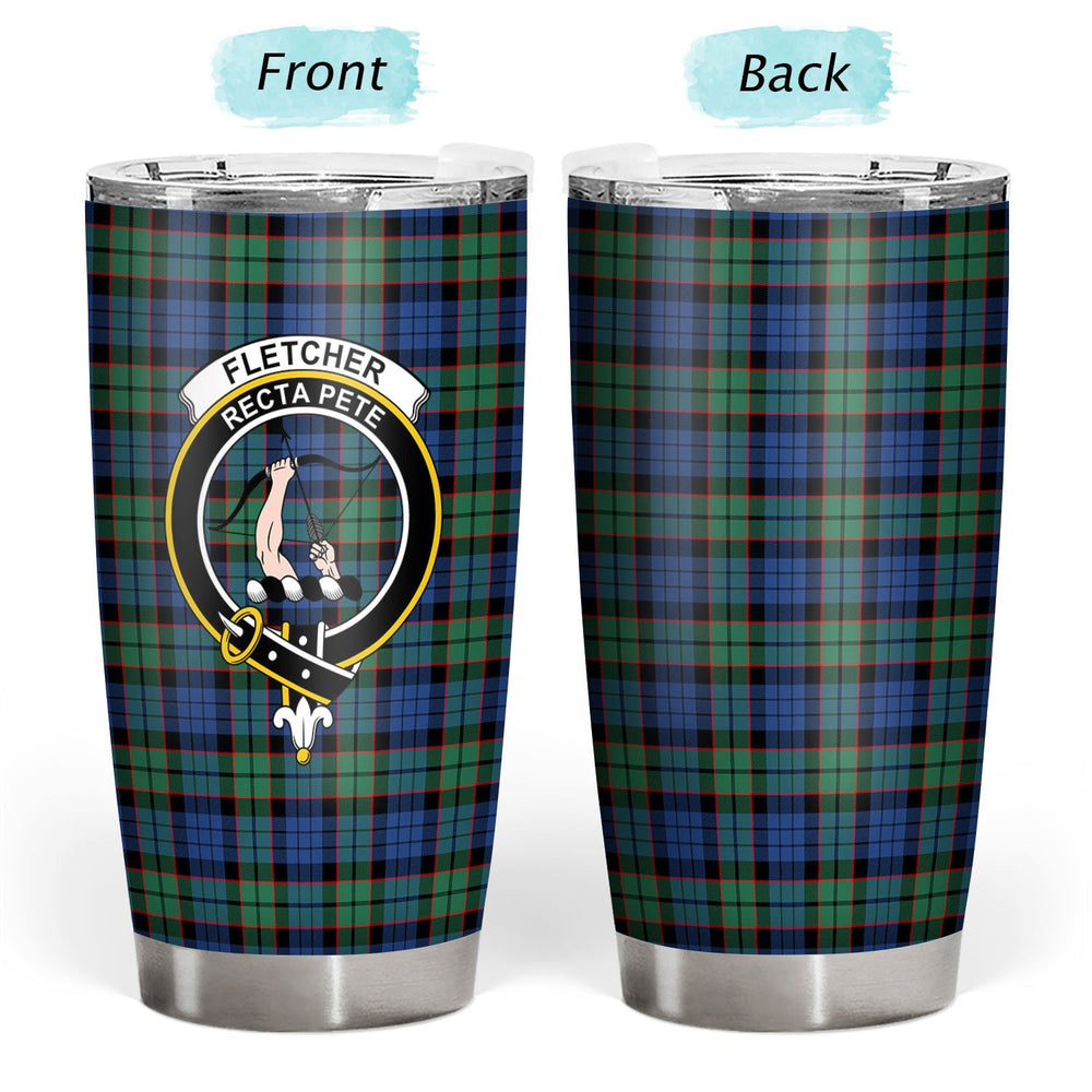 Clan Fletcher Ancient Tartan Crest Tumbler UR77 Clan Fletcher Tartan Today