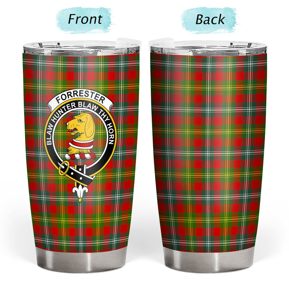 Clan Forrester Tartan Crest Tumbler EF30 Clan Forrester Tartan Today