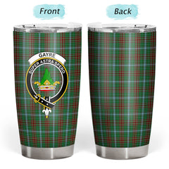 Clan Gayre Tartan Crest Tumbler CS46 Clan Gayre Tartan Today
