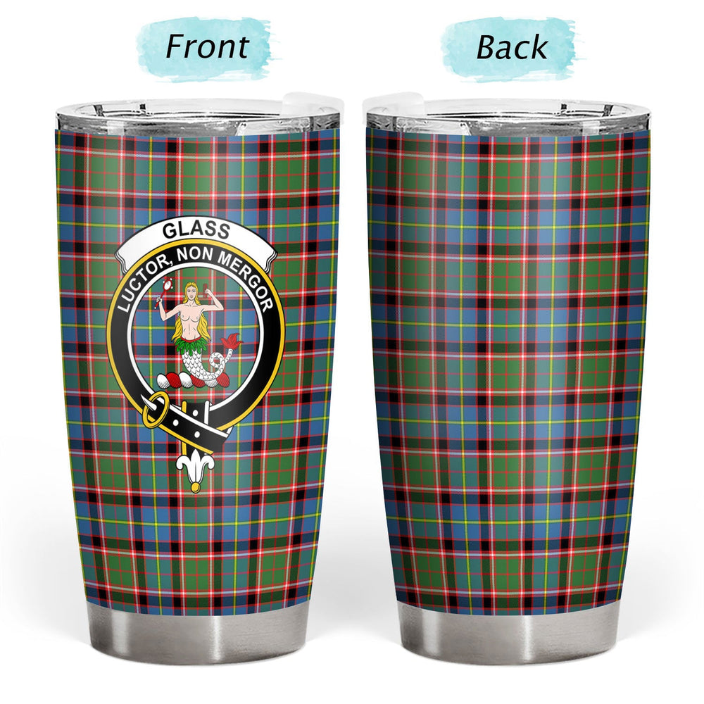 Clan Glass Tartan Crest Tumbler IJ49 Clan Glass Tartan Today