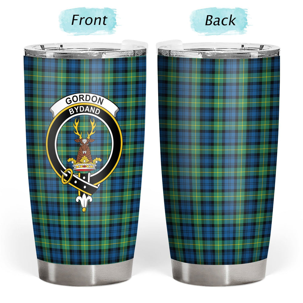 Clan Gordon Ancient Tartan Crest Tumbler EO47 Clan Gordon Tartan Today