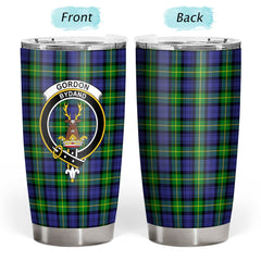 Clan Gordon Modern Tartan Crest Tumbler CF95 Clan Gordon Tartan Today