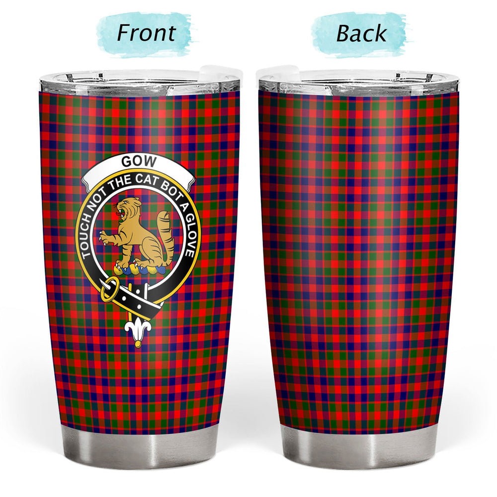 Clan Gow (or McGouan) Tartan Crest Tumbler HQ52 Clan Gow Tartan Today
