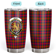 Clan Gow (or McGouan) Tartan Crest Tumbler HQ52 Clan Gow Tartan Today