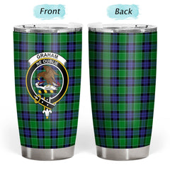 Clan Graham of Menteith Modern Tartan Crest Tumbler EL81 Clan Graham Tartan Today