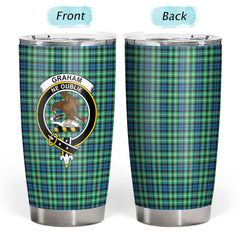 Clan Graham of Montrose Ancient Tartan Crest Tumbler YT79 Clan Rose Tartan Today