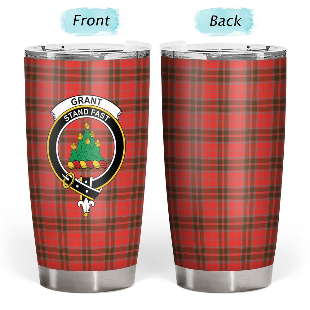 Clan Grant Weathered Tartan Crest Tumbler RC40 Clan Grant Tartan Today