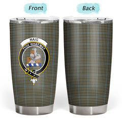 Clan Haig Check Tartan Crest Tumbler ED90 Clan Haig Tartan Today