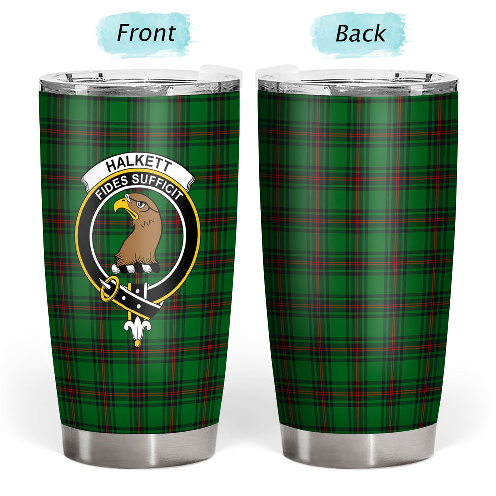 Clan Halkett Tartan Crest Tumbler EK15 Clan Halkett Tartan Today