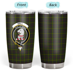 Clan Hall Tartan Crest Tumbler LR31 Clan Hall (Hall Tartan) Tartan Today