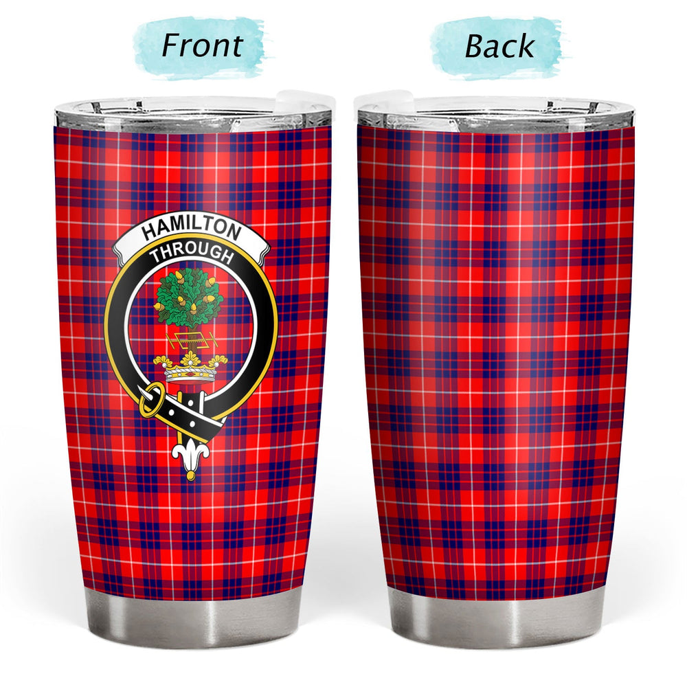 Clan Hamilton Modern Tartan Crest Tumbler NS89 Clan Hamilton Tartan Today