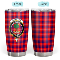 Clan Hamilton Modern Tartan Crest Tumbler NS89 Clan Hamilton Tartan Today