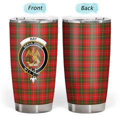 Clan Hay Modern Tartan Crest Tumbler QO65 Clan Hay Tartan Today
