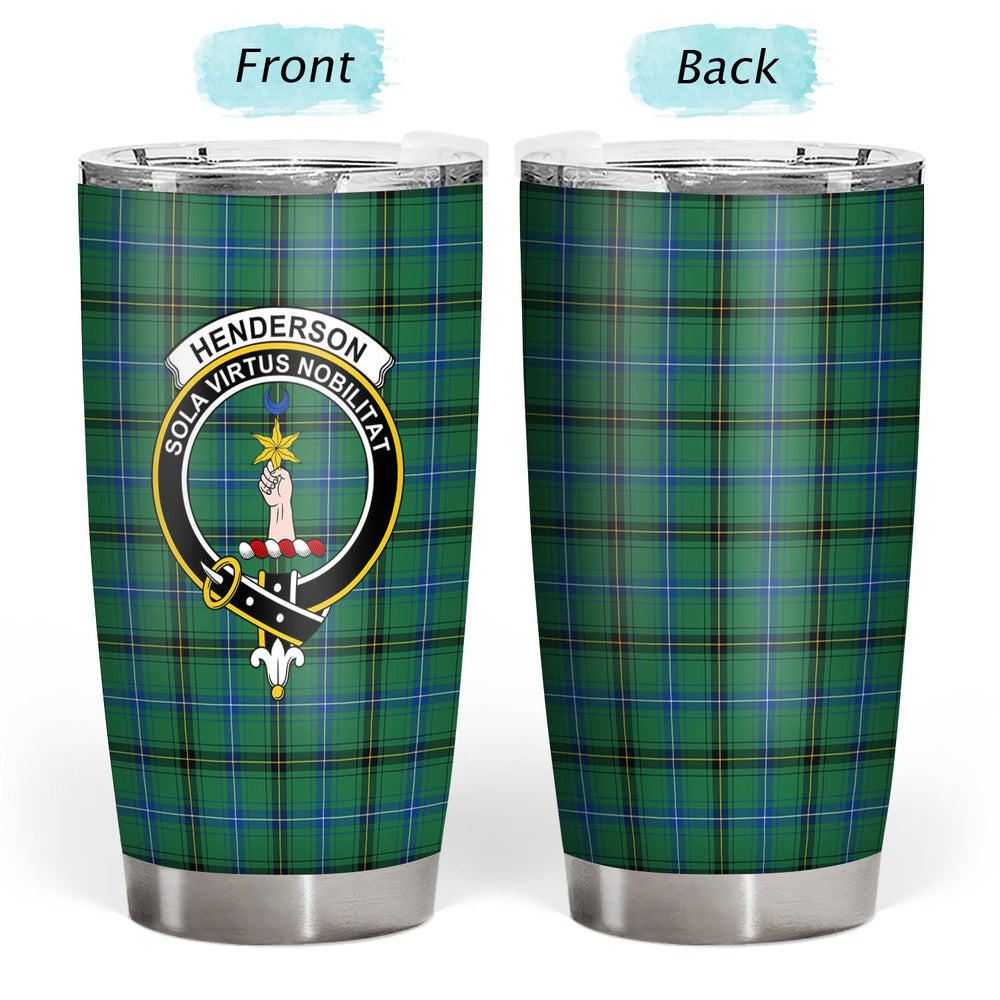 Clan Henderson Ancient Tartan Crest Tumbler MR11 Clan Henderson Tartan Today