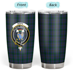Clan Hope Tartan Crest Tumbler RD32 Clan Hope Tartan Today
